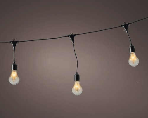 Lumineo LED partylight klassiek warm 20 lamps - 950 cm - afbeelding 3