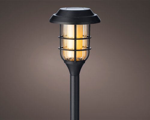 Lumineo Solar fakkel zwart - afbeelding 1