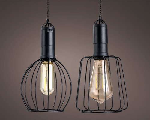 Lumineo Solar hanglamp zwart - Ø 22 cm - afbeelding 1