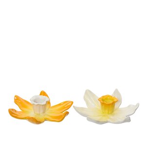 Kandelaar dolomiet - D 12,8 x H 14 cm