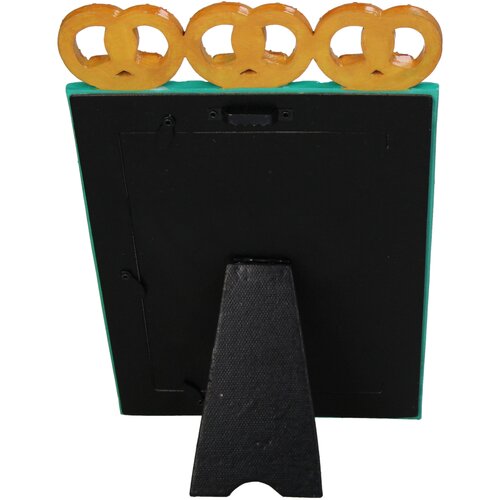 Fotolijst Pretzel Polyresin Turquoise - H 18 x B 13 cm - afbeelding 3