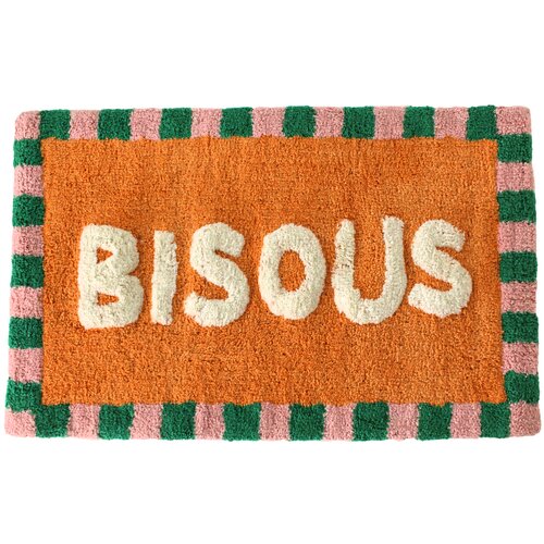 Badmat Bisous Katoen - H 50 x B 80 cm - afbeelding 1