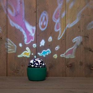 Projector dino's 13x11.5cm groen - afbeelding 2