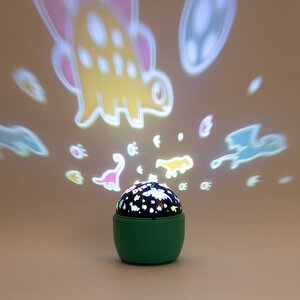 Projector dino's 13x11.5cm groen - afbeelding 3