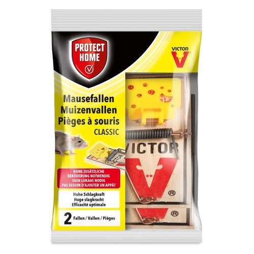 Protect Home Val muizen hout 2 stuks