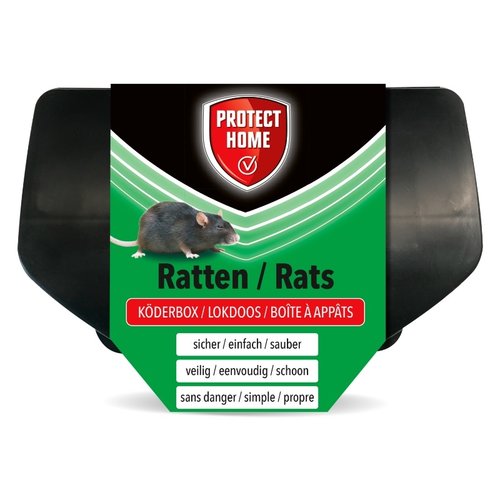 Protect Home Voerdoos ratten plastic 1 stuk