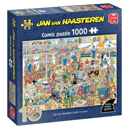 Puzzel Jan van Haasteren 10 jaar Studio van Haasteren - 1.000 st. - afbeelding 1