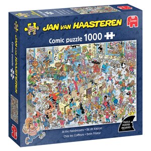 Puzzel Jan van Haasteren Bij de Kapper - 1.000 st. - afbeelding 1