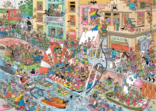 Puzzel Jan van Haasteren - Celebrate Pride - 1.000 st. - afbeelding 2