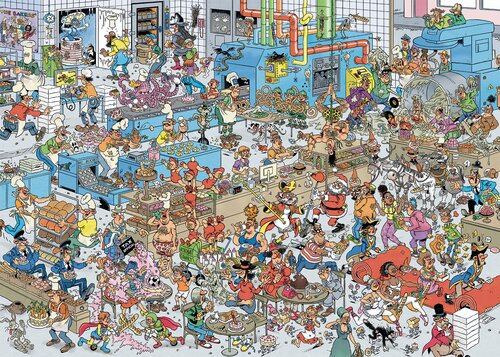 Puzzel Jan van Haasteren De Bakkerij - 1.000 st. - afbeelding 2