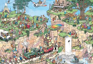 Puzzel Jan van Haasteren De Golfbaan - 5.000 st. - afbeelding 2