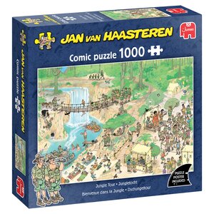 Puzzel Jan van Haasteren - De Jungletocht - 1.000 st. - afbeelding 1
