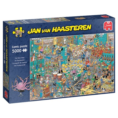 Puzzel Jan van Haasteren De Muziekwinkel 5000