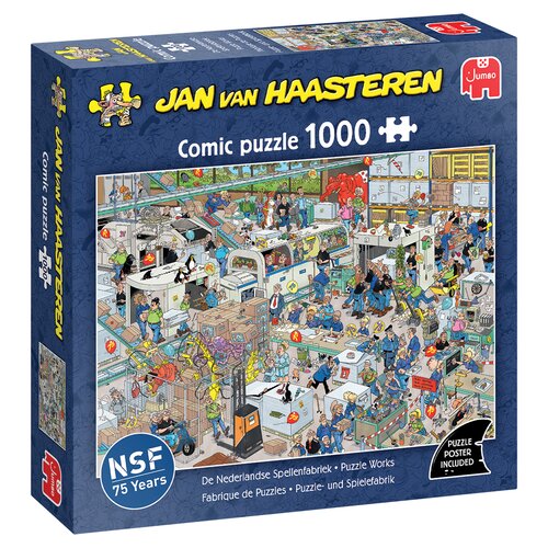 Puzzel Jan van Haasteren De Nederlandse Spellenfabriek - 1.000 st. - afbeelding 1