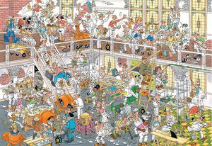 Puzzel Jan van Haasteren De Verbouwing - 3.000 st. - afbeelding 2