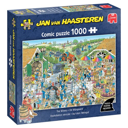 Puzzel Jan van Haasteren De Wijnmakerij - 1.000 st. - afbeelding 1