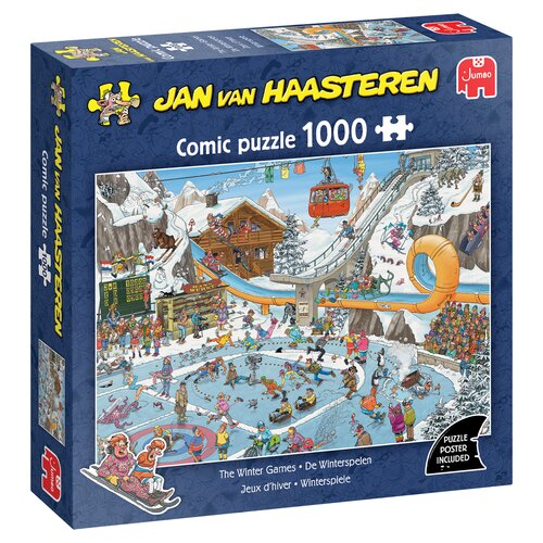 Puzzel Jan van Haasteren De winterspelen - 1.000 st. - afbeelding 1