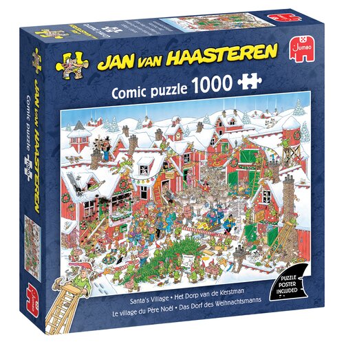 Puzzel Jan van Haasteren - Het Dorp Van De Kerstman - 1.000 st. - afbeelding 1