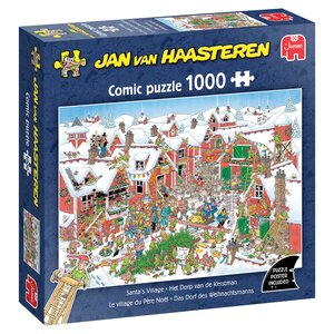 Puzzel Jan van Haasteren - Het Dorp Van De Kerstman - 1.000 st. - afbeelding 1