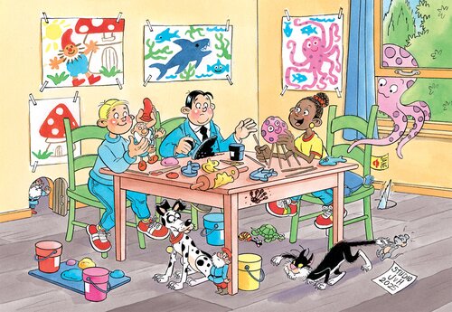 Puzzel Jan van Haasteren Junior Creatief met klei - 150 st. - afbeelding 2