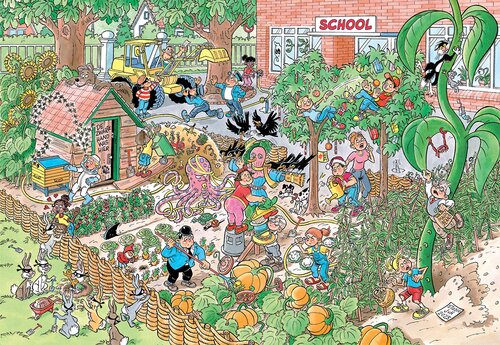Puzzel Jan van Haasteren Junior De Schooltuin - 360 st. - afbeelding 2