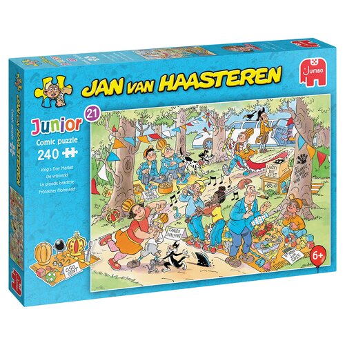Puzzel Jan van Haasteren Junior De vrijmarkt - 240 st. - afbeelding 1