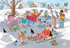 Puzzel Jan van Haasteren Junior Schaatsen - 240 st. - afbeelding 2