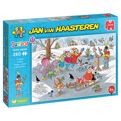 Puzzel Jan van Haasteren Junior Schaatsen - 240 st. - afbeelding 1