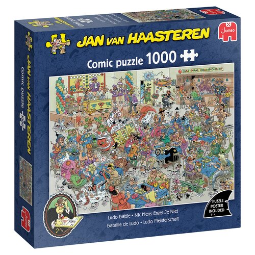 Puzzel Jan van Haasteren NK Mens Erger Je Niet - 1.000 st.