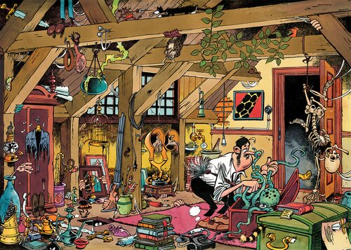 Puzzel Jan van Haasteren Oldtimers De Vrijgezel - 1.000 st. - afbeelding 2