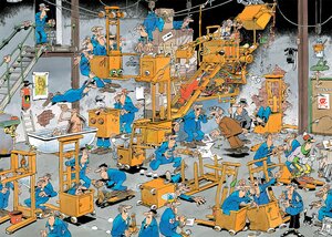 Puzzel Jan van Haasteren Oldtimers - Karren maar! - 1.000 st. - afbeelding 2