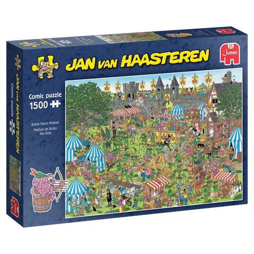 Puzzel Jan van Haasteren - Robin Hood Festival - 1.500 st. - afbeelding 1