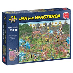 Puzzel Jan van Haasteren - Robin Hood Festival - 1.500 st. - afbeelding 1