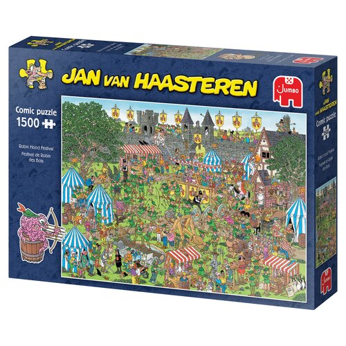 Puzzel Jan van Haasteren - Robin Hood Festival - 1.500 st. - afbeelding 3