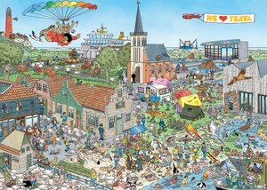 Puzzel Jan van Haasteren - Rondje Texel - 1.000 st. - afbeelding 2