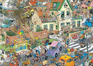 Puzzel Jan van Haasteren - Safari & Storm - 2x1000 st. - afbeelding 3