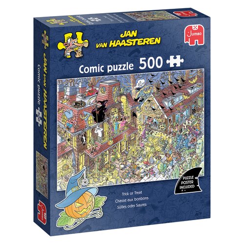 Puzzel Jan van Haasteren Trick or Treat - 500 st. - afbeelding 1