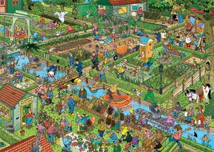 Puzzel Jan van Haasteren Volkstuintjes - 1.000 st. - afbeelding 2