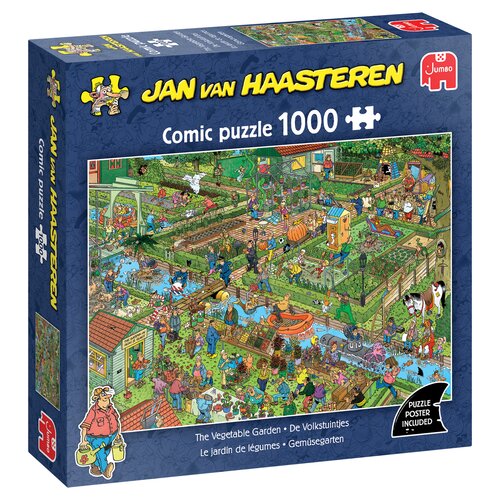 Puzzel Jan van Haasteren Volkstuintjes - 1.000 st. - afbeelding 1