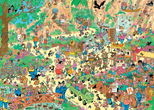 Puzzel Jan van Haasteren Vrolijke Fladderaars - 1.000 st. - afbeelding 2