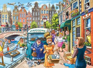 Puzzel Jan van Haasteren - Wasgij Original 45 - Verhuisdag! - 1.000 st. - afbeelding 2