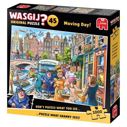 Puzzel Jan van Haasteren - Wasgij Original 45 - Verhuisdag! - 1.000 st. - afbeelding 3