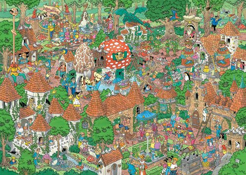 Puzzel JvH - Efteling Sprookjesbos - 1.000 st. - afbeelding 3