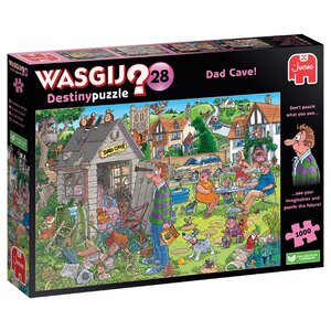 Puzzel Wasgij 28 De Mancave Van Pa! 1000