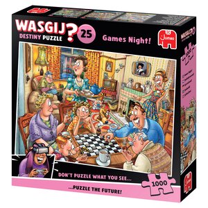 Puzzel Wasgij Destiny 25 - Spelletjesavond! - 1.000 st. - afbeelding 3