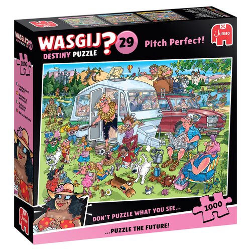 Puzzel Wasgij Destiny 29 - Op De Camping! - 1.000 st. - afbeelding 1
