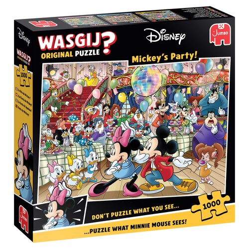 Puzzel Wasgij Disney Mickey's Party! 1000 6.24 - afbeelding 1