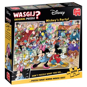 Puzzel Wasgij Disney Mickey's Party! 1000 6.24 - afbeelding 1