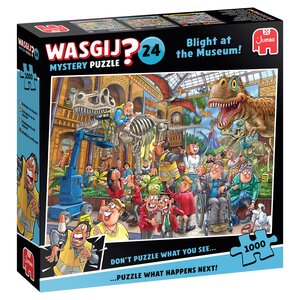 Puzzel Wasgij Mystery 24 - Paniek In Het Museum! - 1.000 st. - afbeelding 1