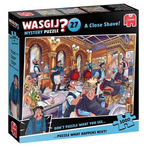Puzzel Wasgij Mystery 27 - Vlam In De Pan! - 1.000 st. - afbeelding 1